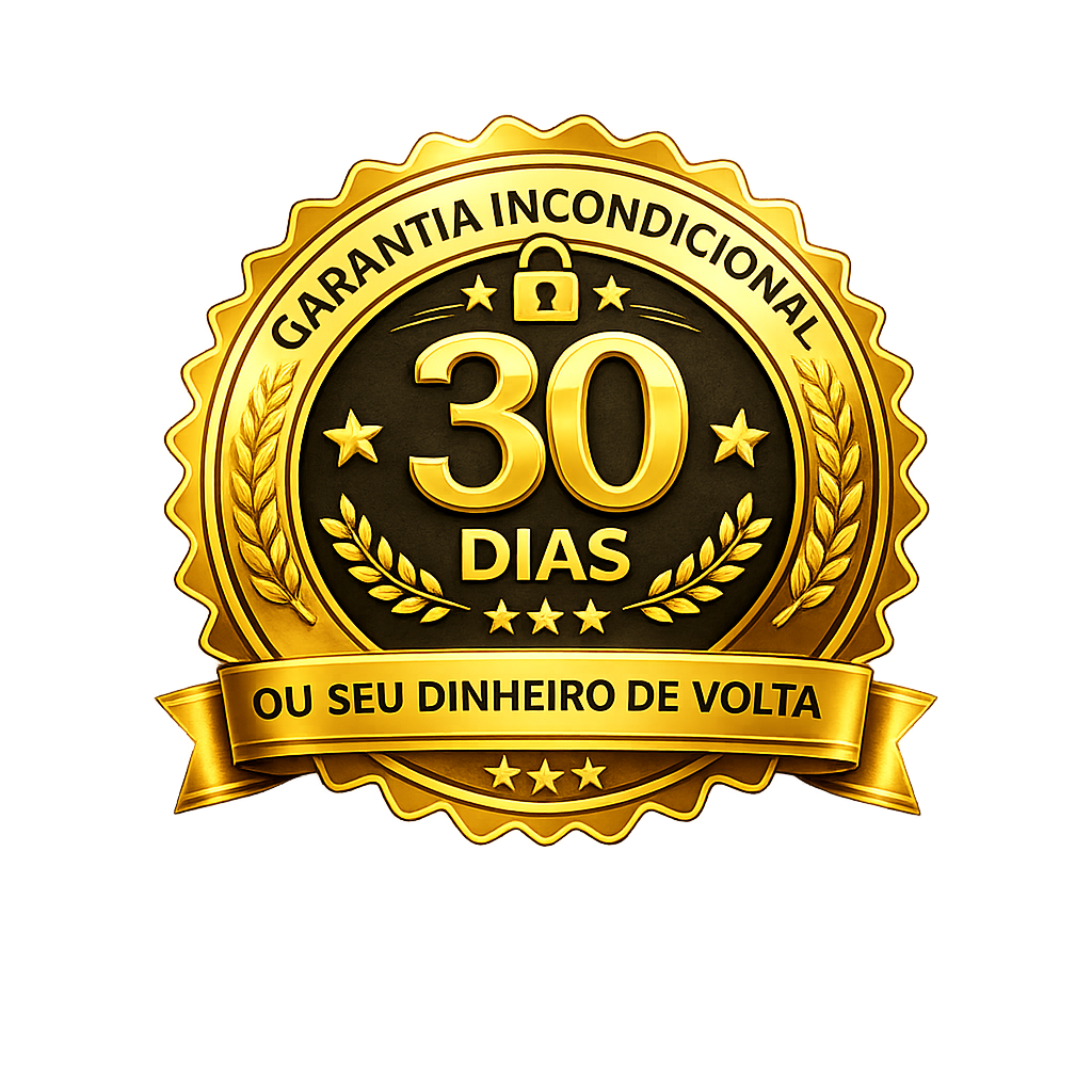 Garantia incondicional de 30 dias